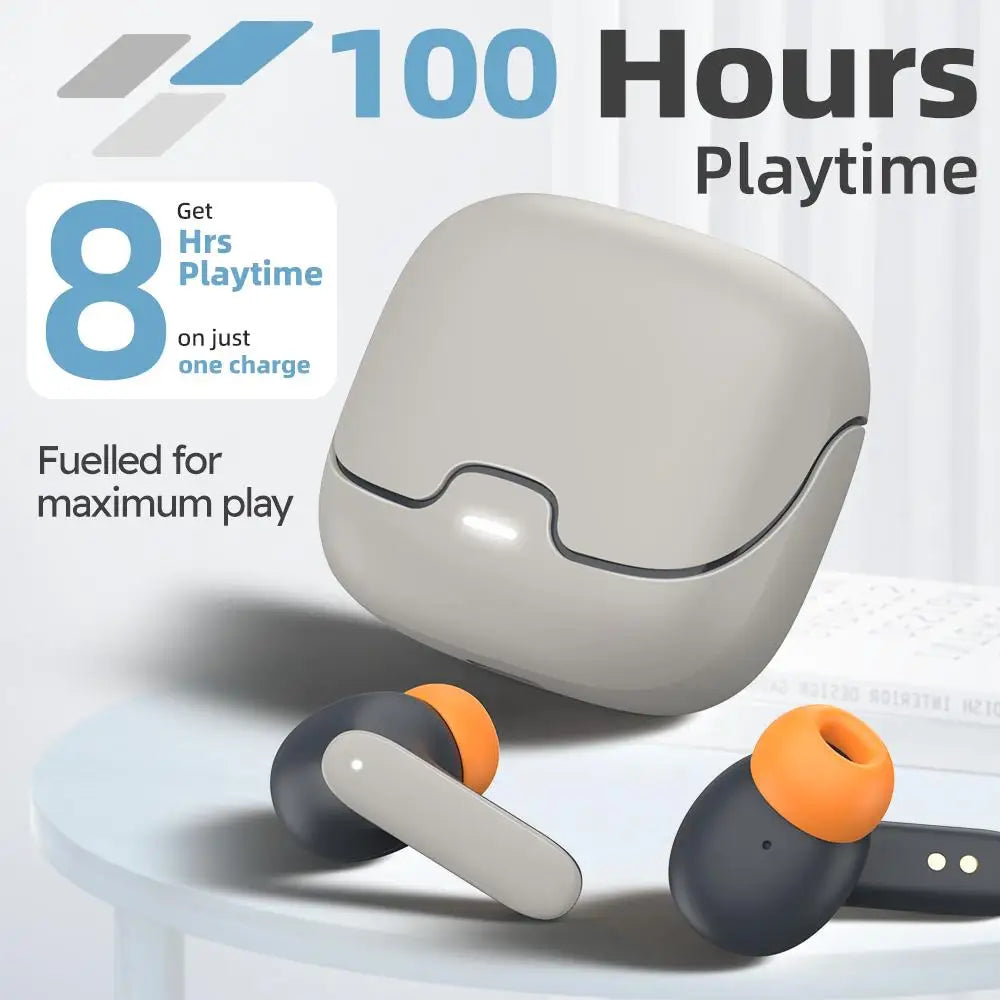 Bluetooth TWS Wireless Bluetooth Earphones Ultra-low Latency Dual Microphone ENC Noise Cancelling in Ear Bluetooth Earphones