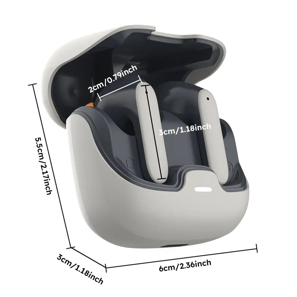 Bluetooth TWS Wireless Bluetooth Earphones Ultra-low Latency Dual Microphone ENC Noise Cancelling in Ear Bluetooth Earphones